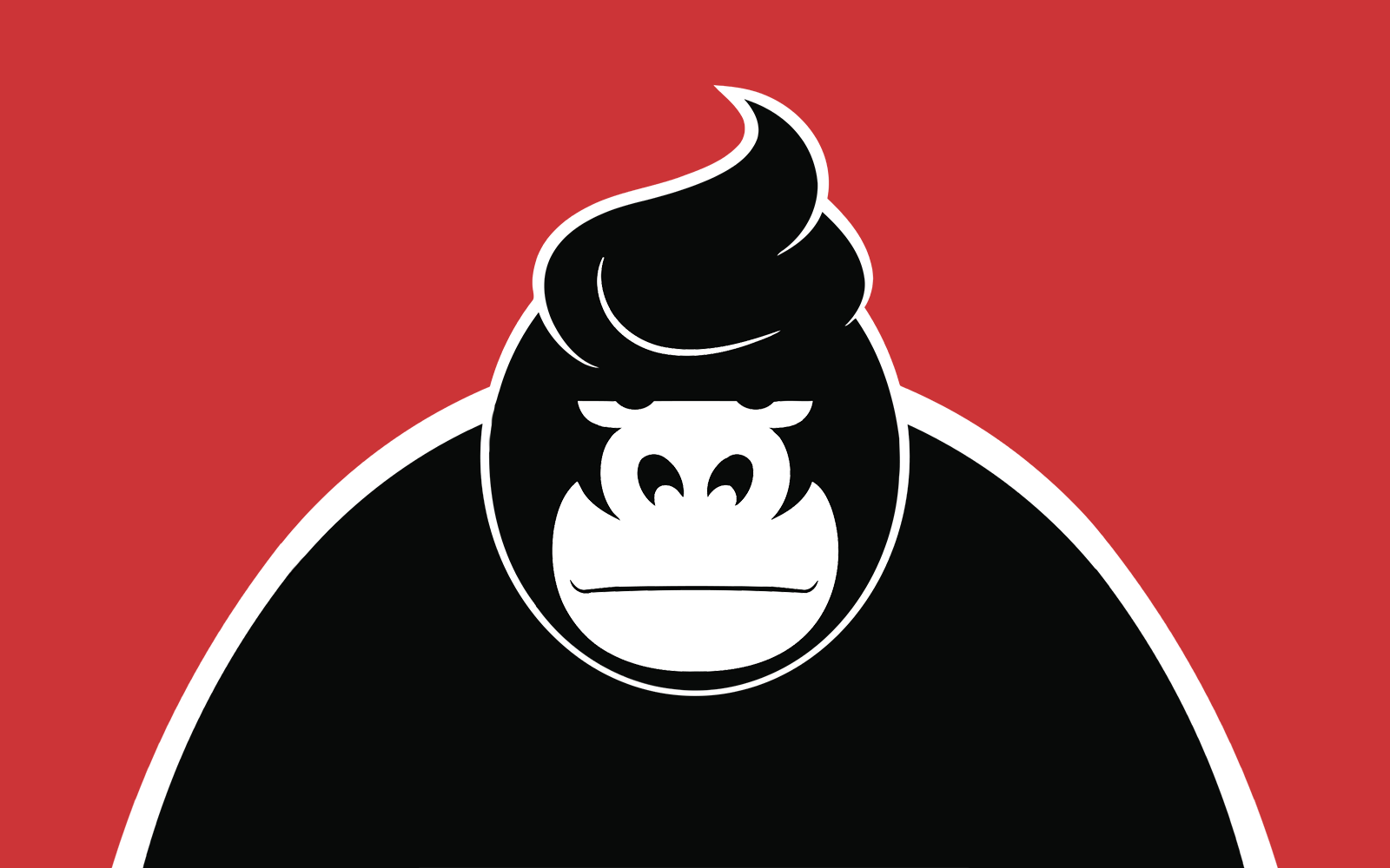 KK.lt gorilla illustration